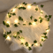 LED Leaf Vine String Lights Artificial Greenery Garland Fairy Lights For Home Events 8