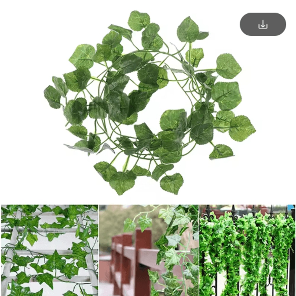 24M Artificial Ivy Vine Garland Hanging Greenery Wall Decor For Home Events 5