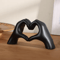 HeartShaped Love Decor Statue Cute Aesthetic Shelf Table Accent 2