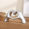HeartShaped Love Decor Statue Cute Aesthetic Shelf Table Accent 4