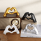 HeartShaped Love Decor Statue Cute Aesthetic Shelf Table Accent 8
