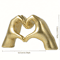 HeartShaped Love Decor Statue Cute Aesthetic Shelf Table Accent 9