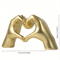 HeartShaped Love Decor Statue Cute Aesthetic Shelf Table Accent 9