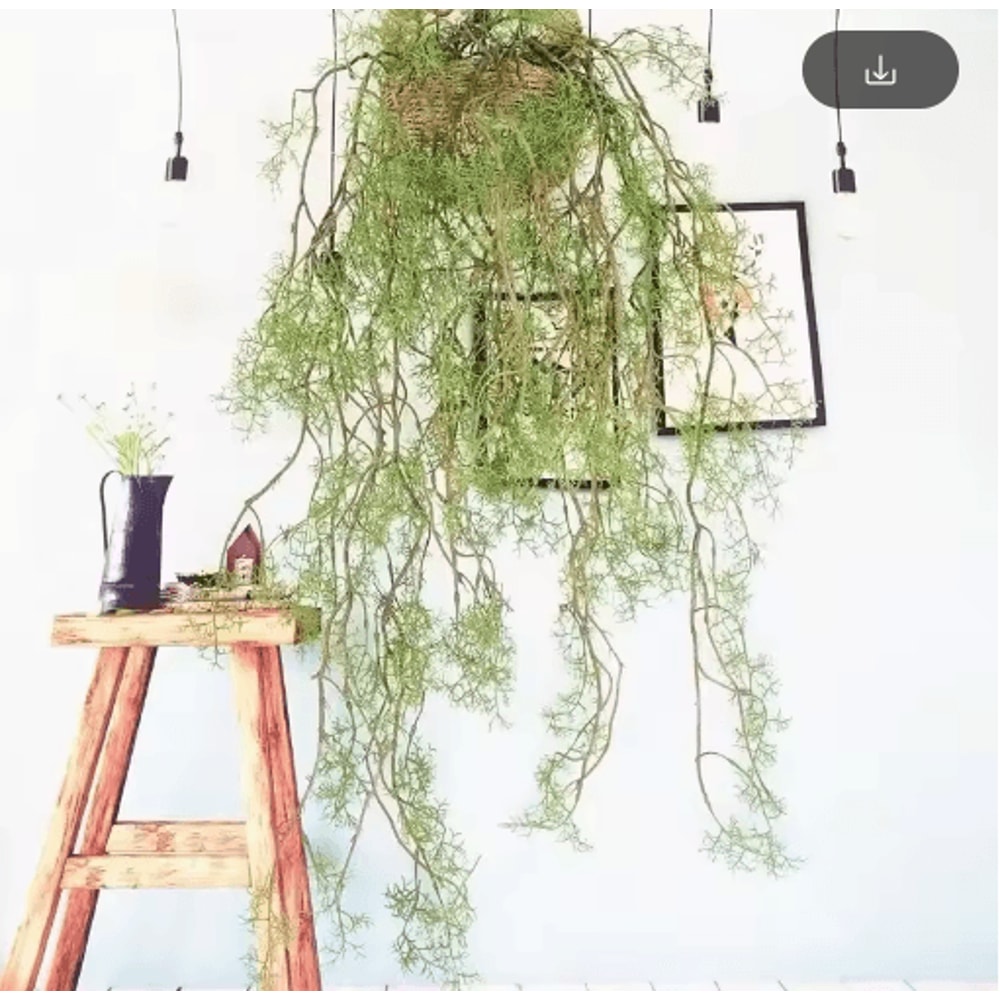 13M Artificial Hanging Vine Plant Lush Green Wall Decor For Home Lobby Styling 6