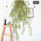 13M Artificial Hanging Vine Plant Lush Green Wall Decor For Home Lobby Styling 6