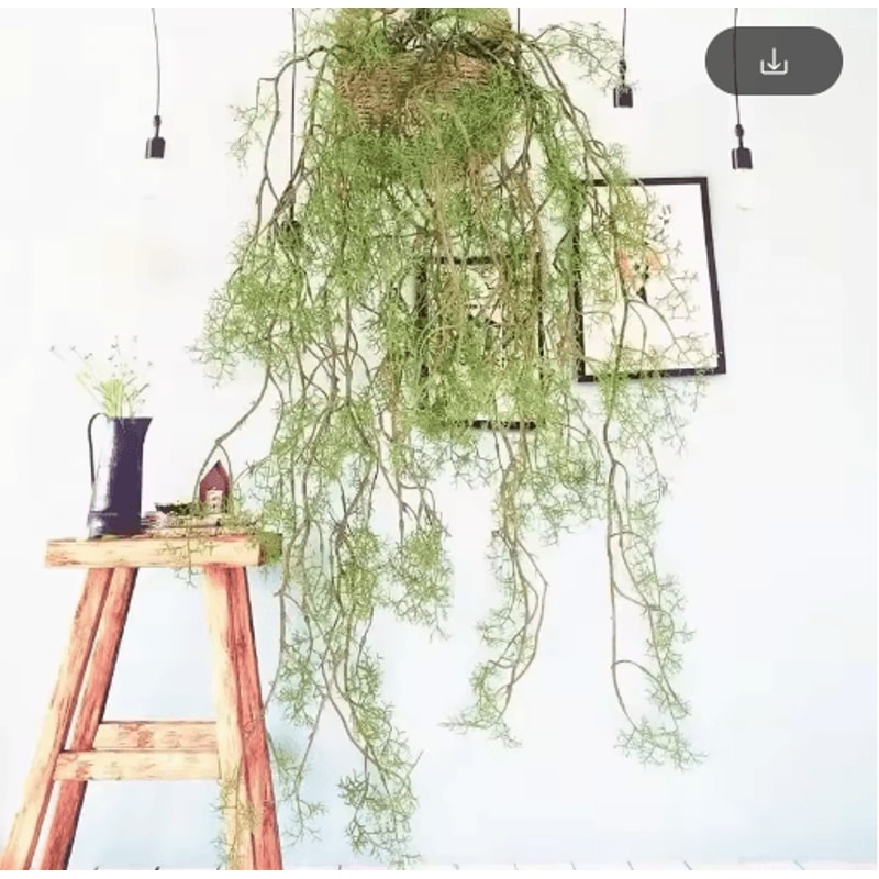 13M Artificial Hanging Vine Plant Lush Green Wall Decor For Home Lobby Styling 6