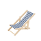 Mini Beach Chair Set 112 Scale Wooden Dollhouse Beach Furniture Accessories 4