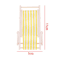 Mini Beach Chair Set 112 Scale Wooden Dollhouse Beach Furniture Accessories 7