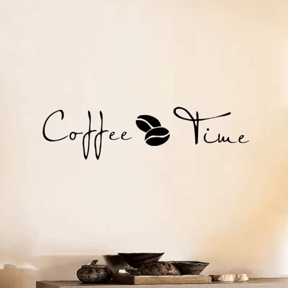 Coffee Quote Wall Decal Vinyl Sticker For Cafe Kitchen Office Decor 3
