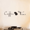Coffee Quote Wall Decal Vinyl Sticker For Cafe Kitchen Office Decor 3