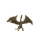 Solid Brass Phoenix Statue Feng Shui Flame Bird Desk Ornament Retro Decor 2