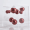 Geometric Metal Ball Sculpture In Acrylic Display Box Modern Minimalist Desk Decor 2
