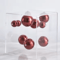 Geometric Metal Ball Sculpture In Acrylic Display Box Modern Minimalist Desk Decor 2