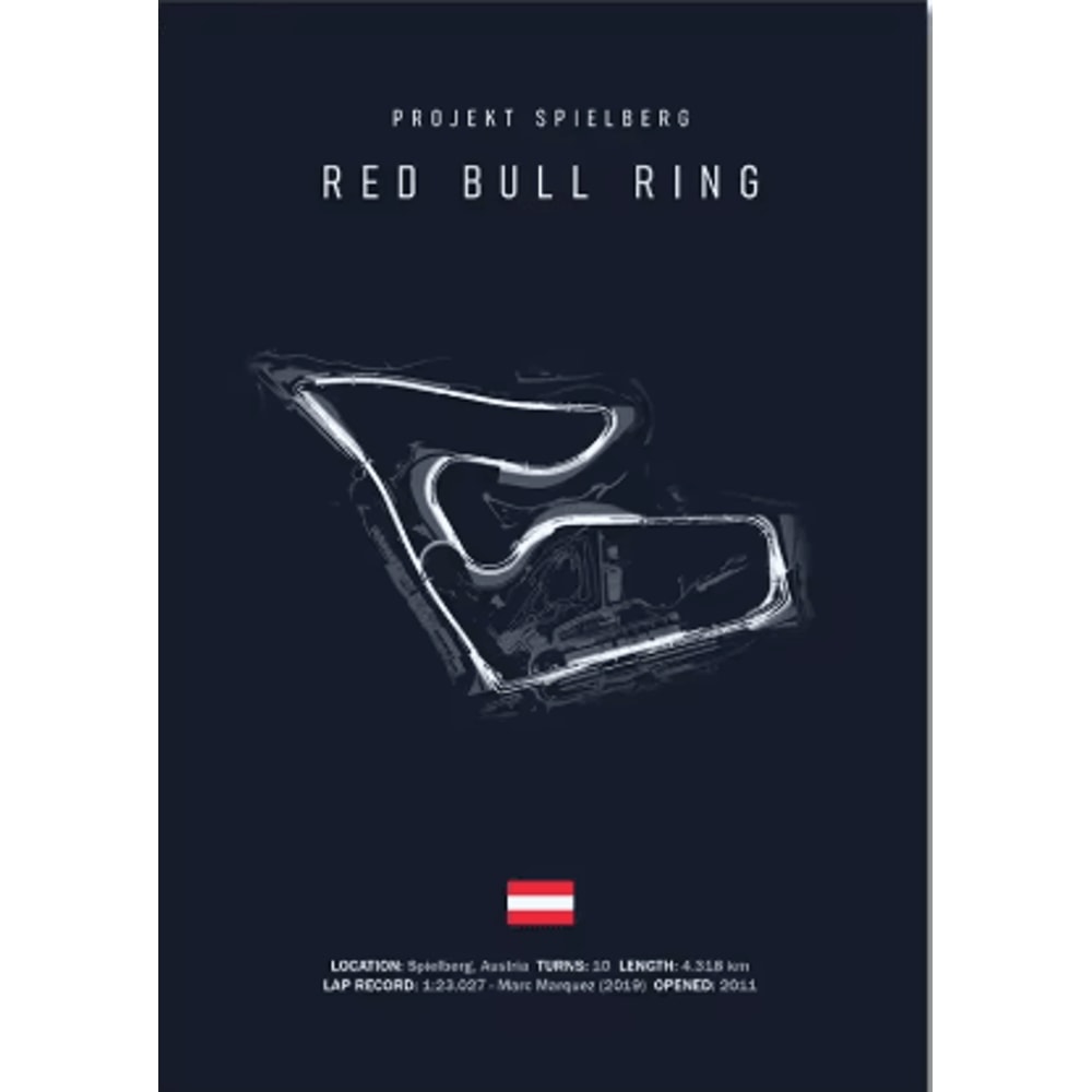 F1 Circuit Wall Art Set Nurburgring Monza Silverstone Race Track Canvas Prints 20