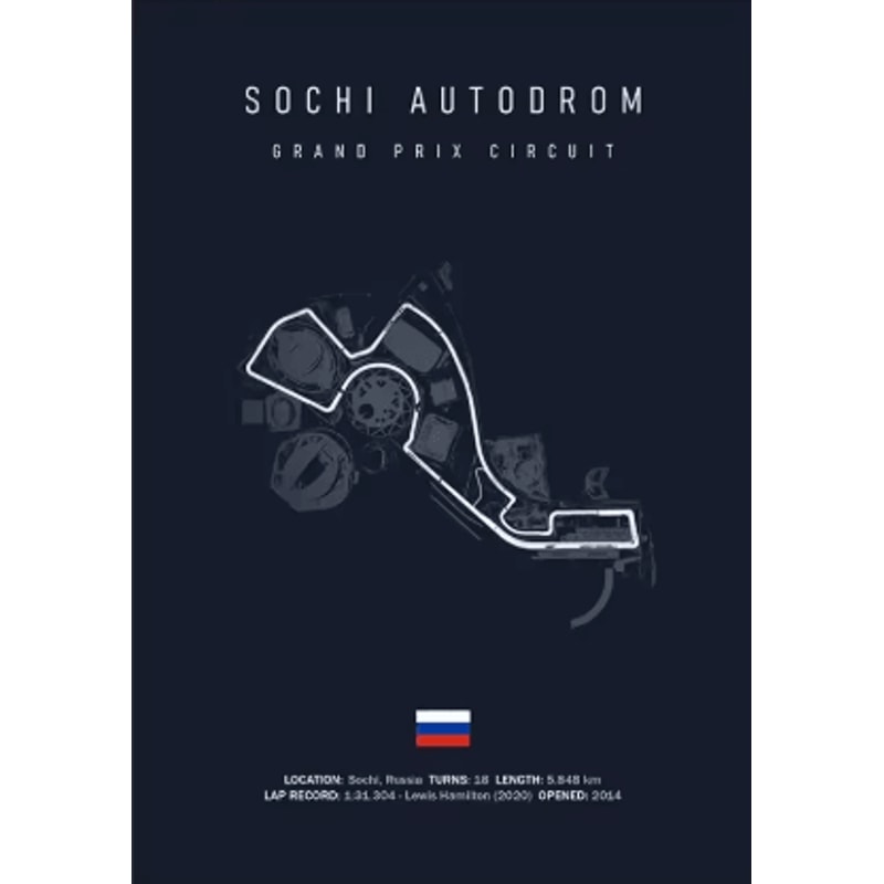 F1 Circuit Wall Art Set Nurburgring Monza Silverstone Race Track Canvas Prints 6