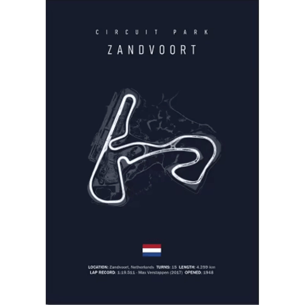 F1 Circuit Wall Art Set Nurburgring Monza Silverstone Race Track Canvas Prints 21