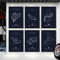 F1 Circuit Wall Art Set Nurburgring Monza Silverstone Race Track Canvas Prints 0