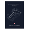 F1 Circuit Wall Art Set Nurburgring Monza Silverstone Race Track Canvas Prints 25