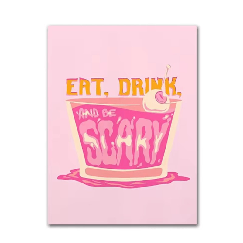 Retro Cocktail Wall Art Strawberry Lemon Drink Canvas Prints For Kitchen Bar Decor 8