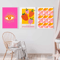 Retro Cocktail Wall Art Strawberry Lemon Drink Canvas Prints For Kitchen Bar Decor 13