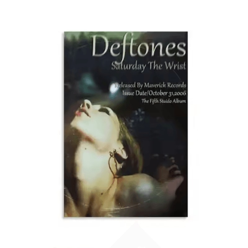 Deftones Around The Fur Album Poster Retro Rock Band Wall Art Decor 10