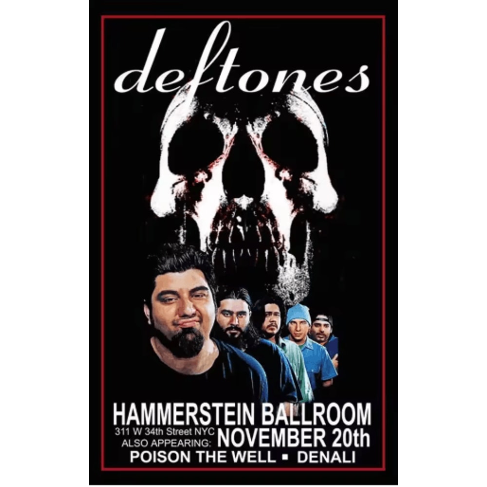 Deftones Around The Fur Album Poster Retro Rock Band Wall Art Decor 13