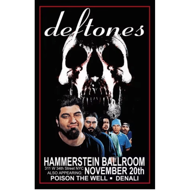 Deftones Around The Fur Album Poster Retro Rock Band Wall Art Decor 13