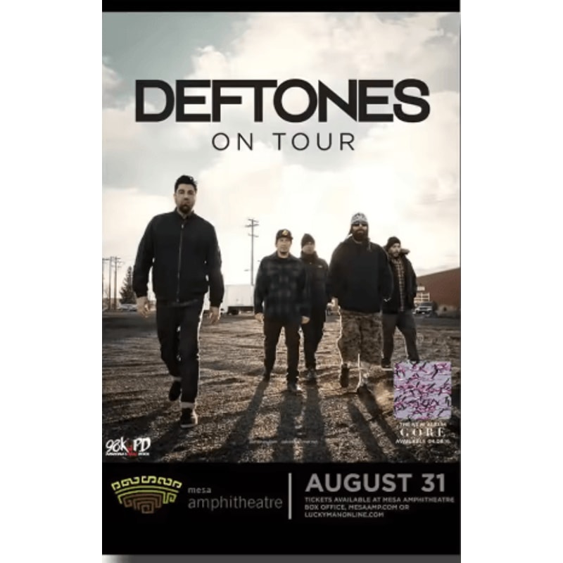 Deftones Around The Fur Album Poster Retro Rock Band Wall Art Decor 20