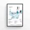 Radiohead The Bends Album Cover Poster Retro Rock Music Wall Art Canvas 12