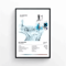 Radiohead The Bends Album Cover Poster Retro Rock Music Wall Art Canvas 12