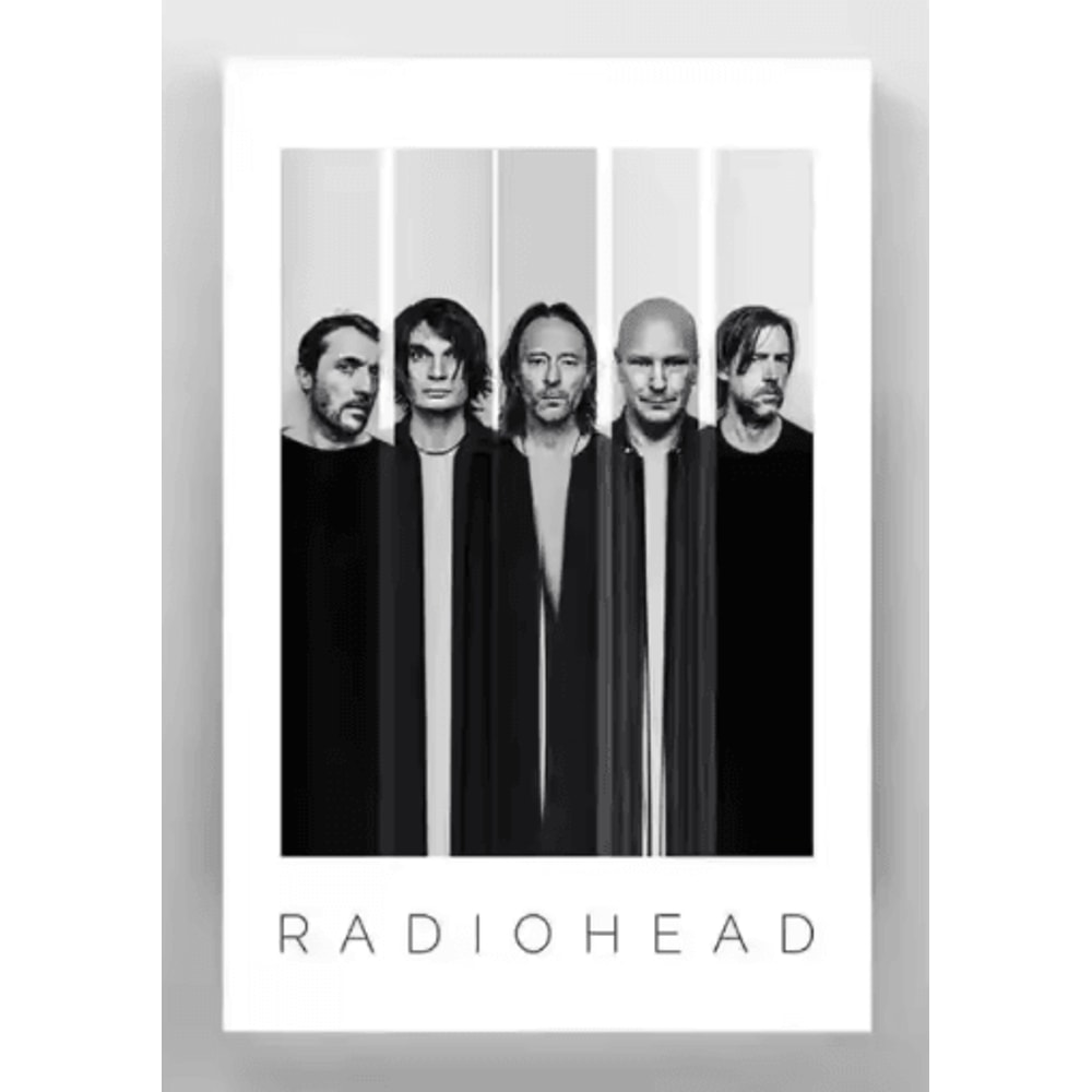 Radiohead The Bends Album Cover Poster Retro Rock Music Wall Art Canvas 1