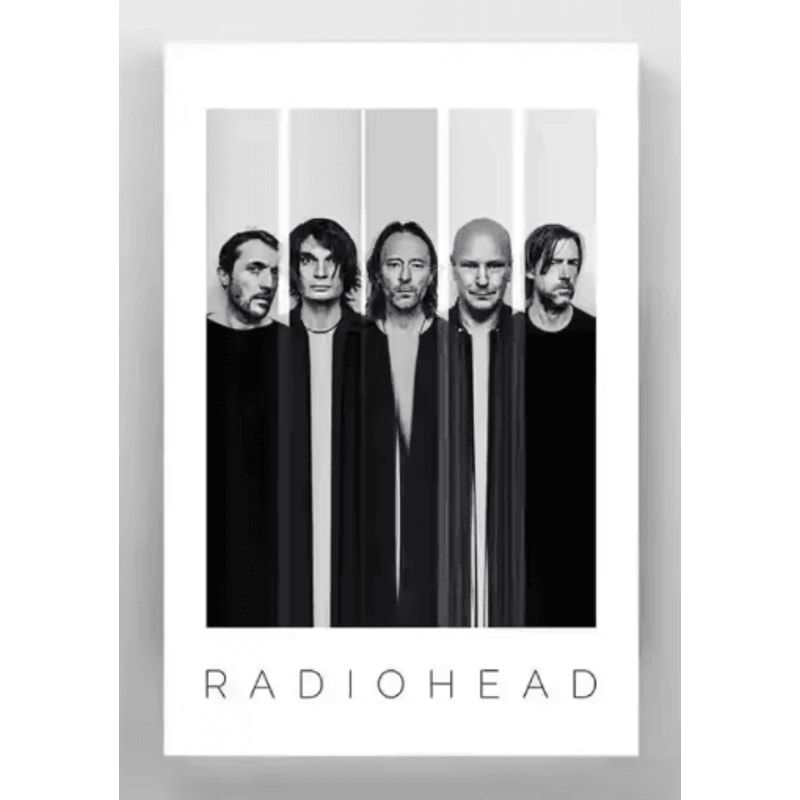 Radiohead The Bends Album Cover Poster Retro Rock Music Wall Art Canvas 1