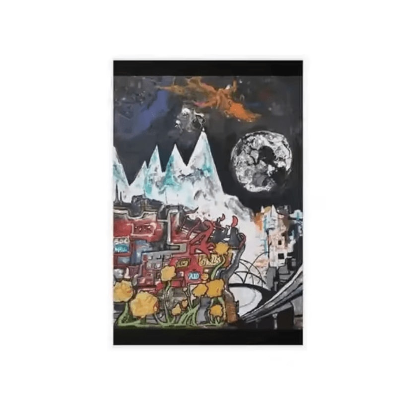 Radiohead The Bends Album Cover Poster Retro Rock Music Wall Art Canvas 4