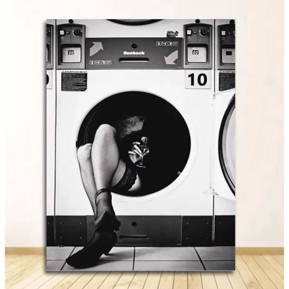 Vintage Perfume Fashion Wall Art Elegant Woman Canvas Print Decor 2