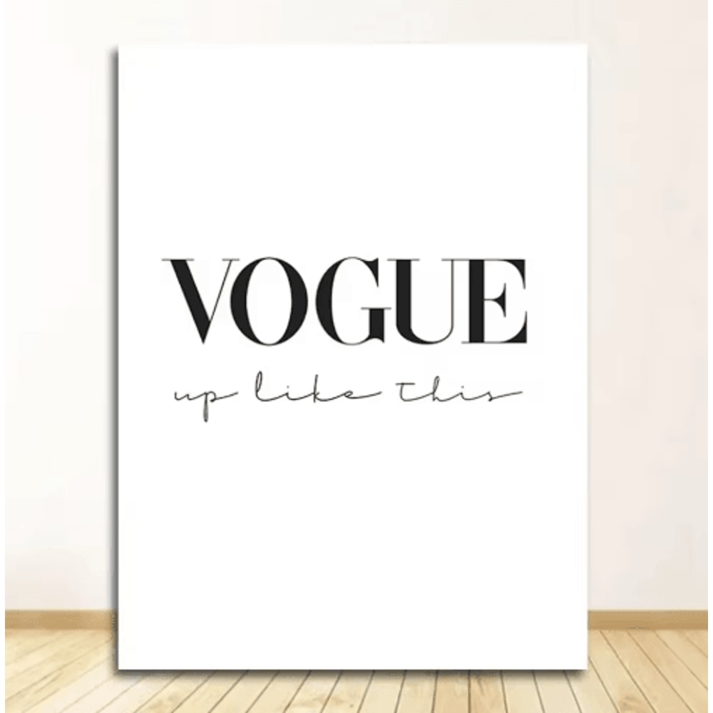 Vintage Perfume Fashion Wall Art Elegant Woman Canvas Print Decor 4