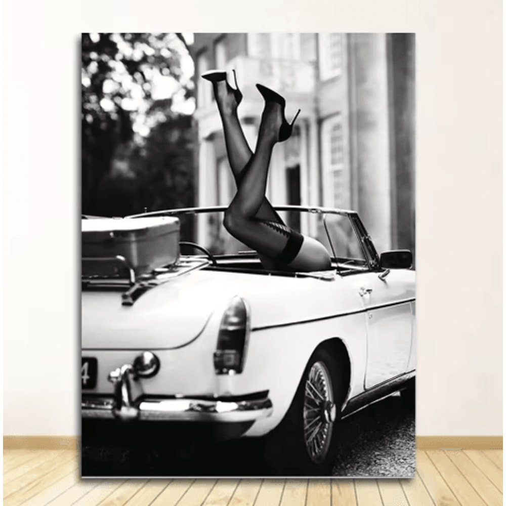 Vintage Perfume Fashion Wall Art Elegant Woman Canvas Print Decor 5