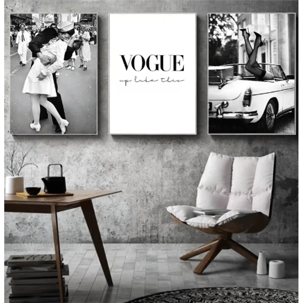 Vintage Perfume Fashion Wall Art Elegant Woman Canvas Print Decor 8