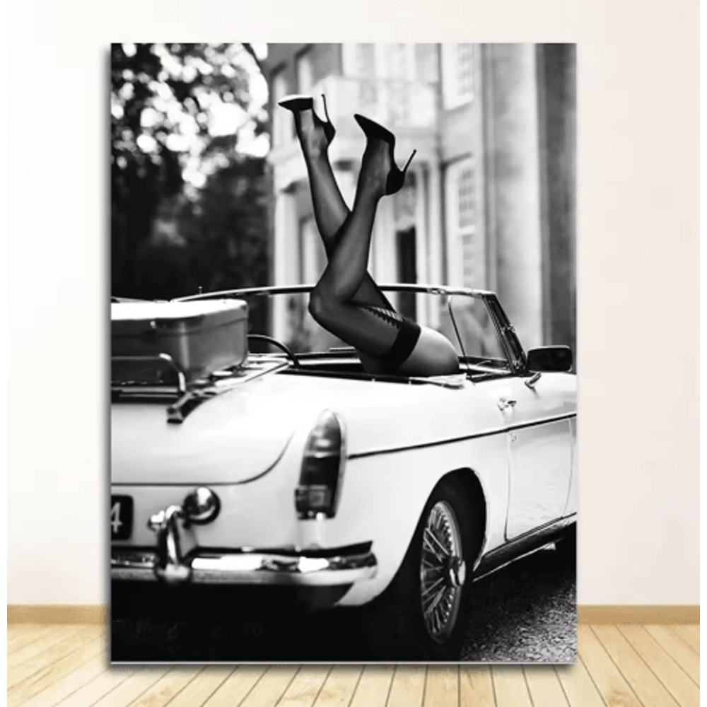 Vintage Perfume Fashion Wall Art Elegant Woman Canvas Print Decor 9