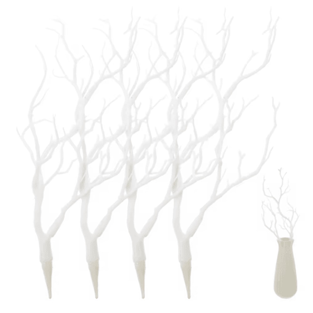 Artificial Antler Branch Set Rustic Dried Style Decorative Branches 4PCS 1