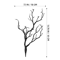 Artificial Antler Branch Set Rustic Dried Style Decorative Branches 4PCS 7