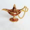 Vintage Aladdin Genie Lamp Ornament European Metal Antique Home Decor 2