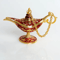 Vintage Aladdin Genie Lamp Ornament European Metal Antique Home Decor 2
