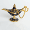 Vintage Aladdin Genie Lamp Ornament European Metal Antique Home Decor 3