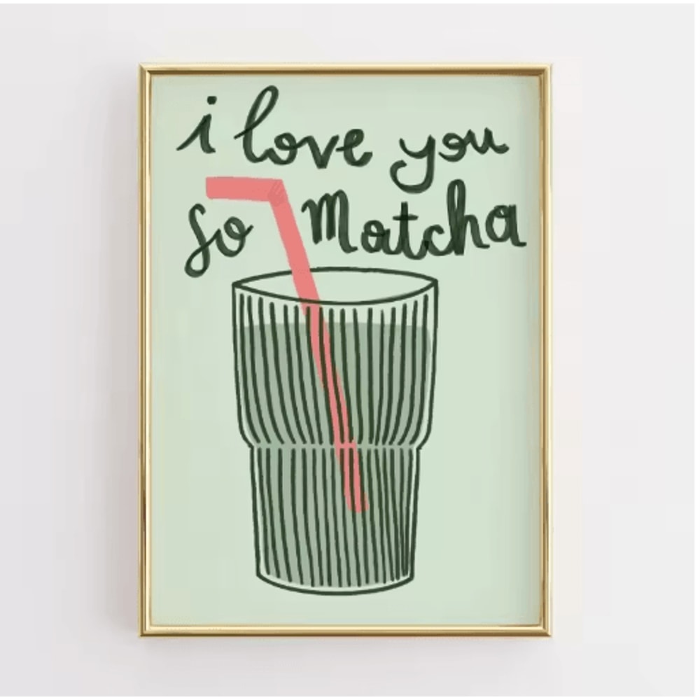 Funny Retro Kitchen Wall Art Coffee Lover Quote Canvas Poster Decor 1