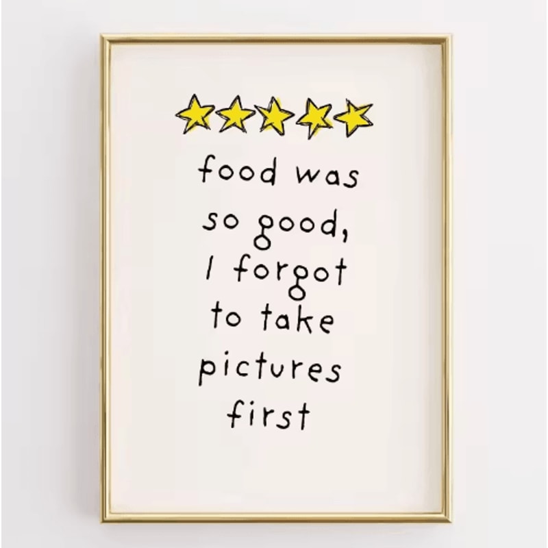 Funny Retro Kitchen Wall Art Coffee Lover Quote Canvas Poster Decor 15