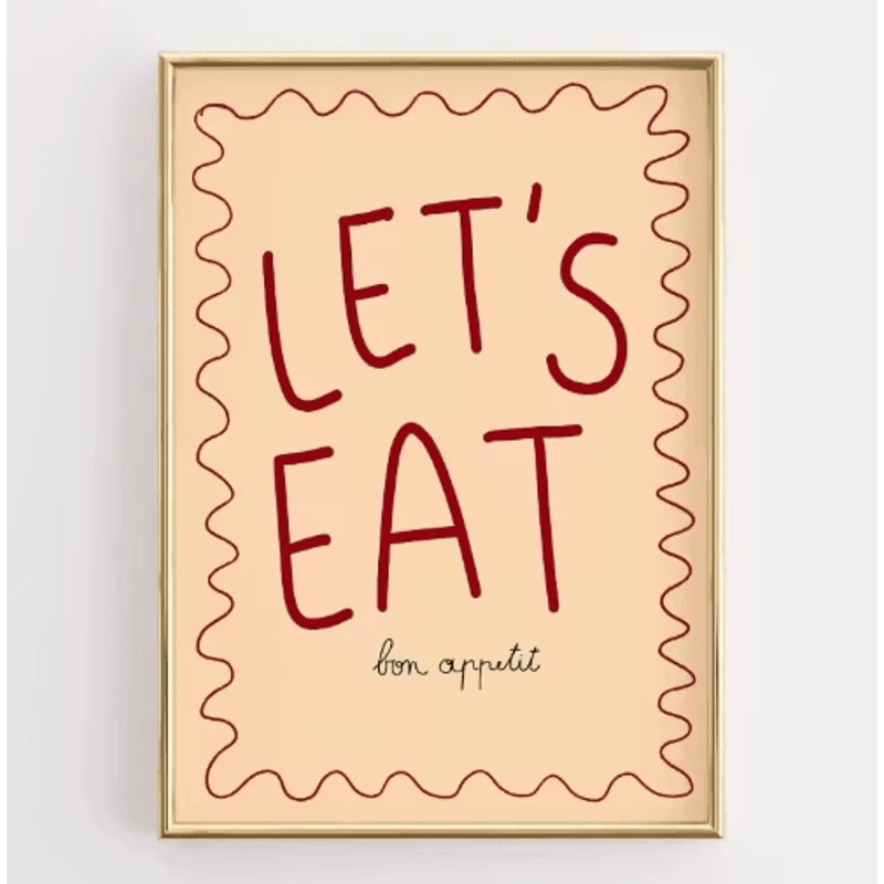 Funny Retro Kitchen Wall Art Coffee Lover Quote Canvas Poster Decor 19