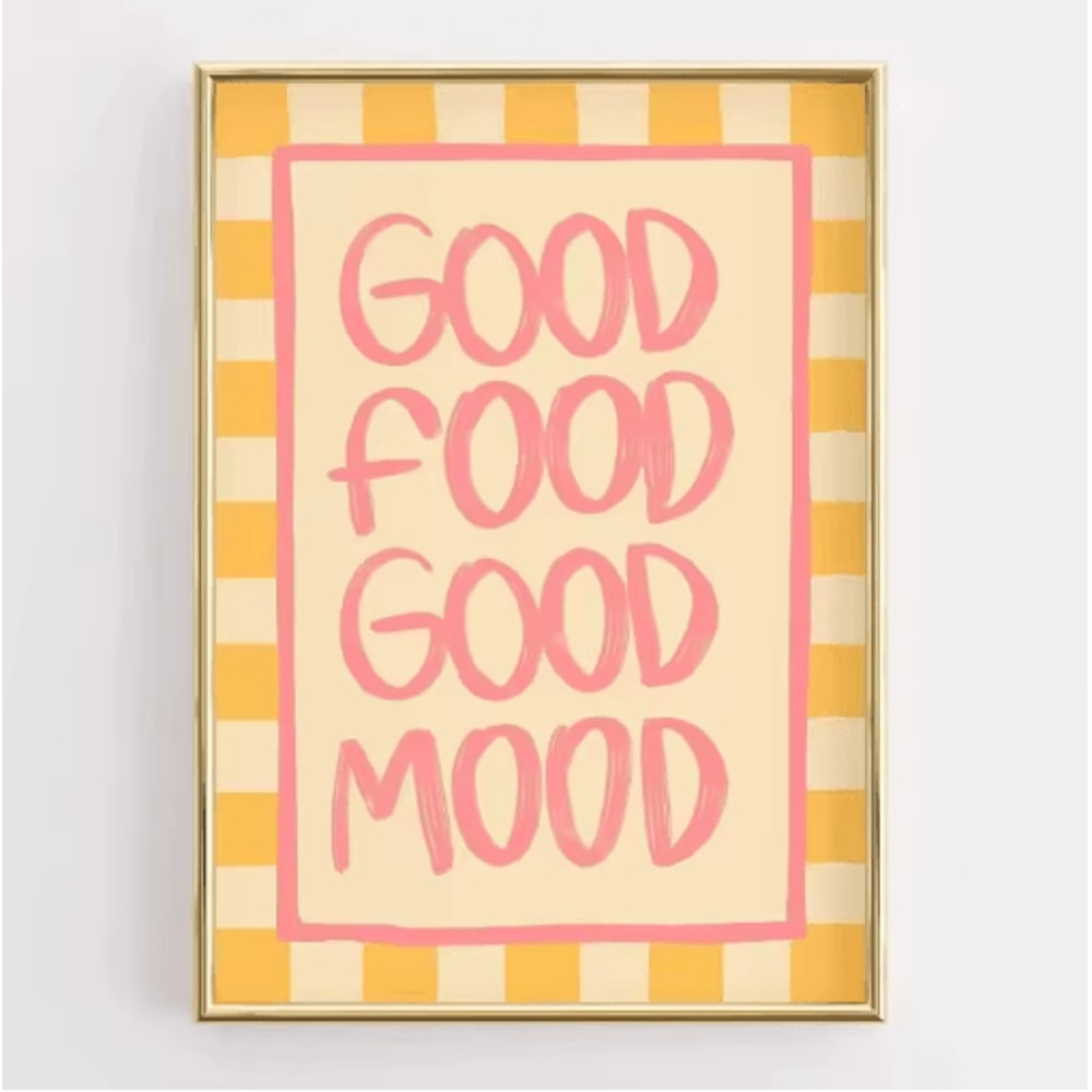 Funny Retro Kitchen Wall Art Coffee Lover Quote Canvas Poster Decor 21