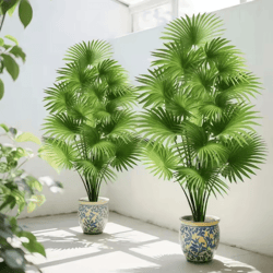 31.5 large artificial palm tree realistic tropical fake plant decor
