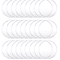 Clear Acrylic Ornament Blanks Round Disc For DIY Crafts Engraving Vinyl Projects 3