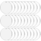 Clear Acrylic Ornament Blanks Round Disc For DIY Crafts Engraving Vinyl Projects 4